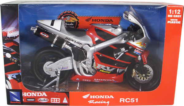 2007 Honda RC51 #1 Ben Bostrom (NewRay) 1/12