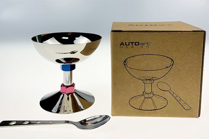 Ice-cream Bowl With Spoon (AUTOart) 1/18