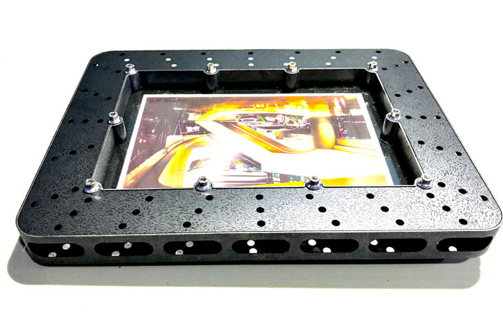 Brake Rotor Photo Frame - Black Carbon Ceramic (AUTOart) 1/18
