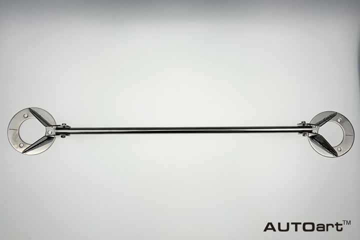 Tower Bar Towel Hanger - Stainless Steel (AUTOart) 1/18