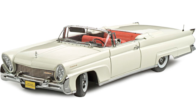 1958 Lincoln Continental Mark III - White (SunStar Platinum) 1/18