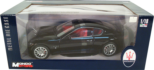 Maserati Gran Turismo - Black (Mondo Motors) 1/18