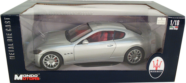 Maserati Gran Turismo - Silver (Mondo Motors) 1/18