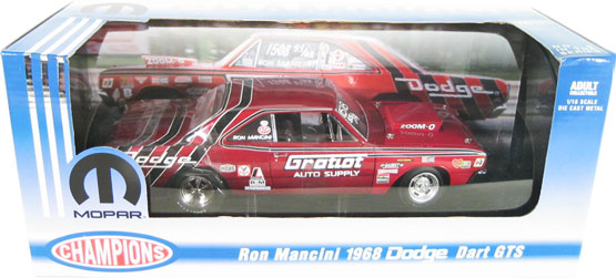 1968 Dodge Dart 426 GTS Pro Stock - Ron Mancini (MIC) 1/18