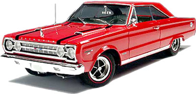 1967 Plymouth GTX 426 Hemi - Red (Highway 61) 1/18