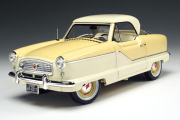 1959 Nash Metropolitan 1500 Hardtop - Yellow/White (Highway 61) 1/18