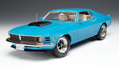 1970 Ford Boss 429 Mustang - Grabber Blue (Highway 61) 1/18