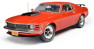 1970 Ford Boss 429 Mustang - Calypso Coral (Highway 61) 1/18