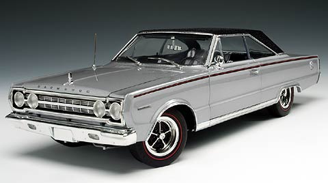 1967 Plymouth Belvedere II - Silver Special (Highway 61) 1/18