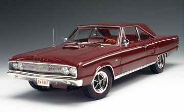 1967 Dodge Coronet R/T 440 - Dark Red Metallic (Highway 61) 1/18