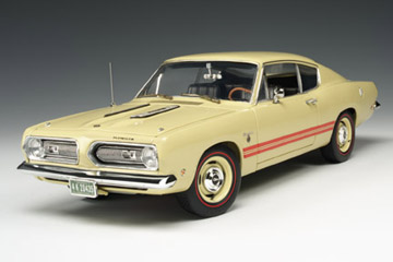 1968 Plymouth Barracuda Formula S - Yellow (Highway 61) 1/18