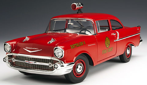 1957 Chevy 150 Fire Chief (Highway 61) 1/18