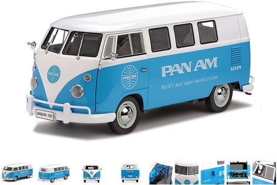 1962 VW Kombi Micro Bus Pan American World Airways (SunStar) 1/12