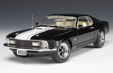 1970 Mustang Mach 1 - Black (Highway 61) 1/18