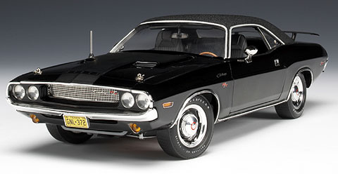 1970 Dodge Challenger R/T - Black L/E (Highway 61) 1/18