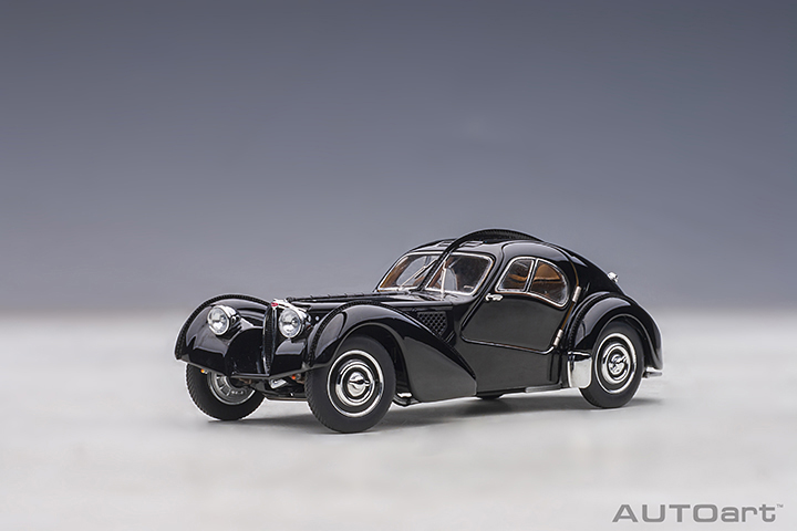 1938 Bugatti 57SC Atlantic (black/with Disc Wheels (AUTOart) 1/18