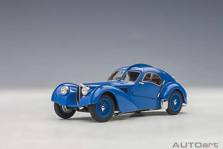 1938 Bugatti 57SC Atlantic (blue/with Metal Wire-s (AUTOart) 1/18