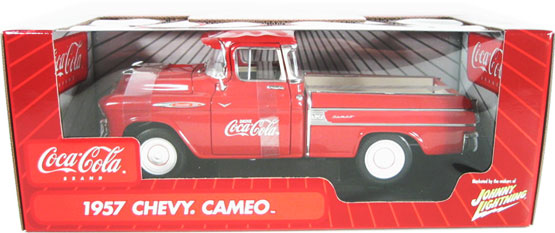 1957 Chevrolet Cameo - Coca-Cola Delivery (Johnny Lightning) 1/18