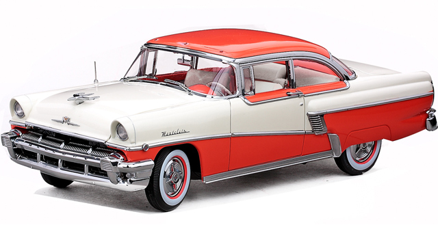 1956 Mercury Montclair Hardtop - Persimmon & White (SunStar Platinum) 1/18