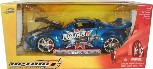 2003 Nissan 350 Z - Blue (Jada Toys Option D) 1/24