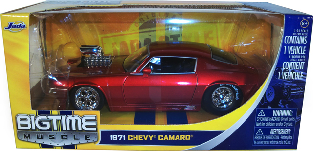 1971 Chevy Camaro - Candy Red (DUB City Bigtime Muscle) 1/24