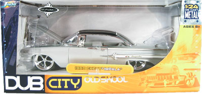 1960 Chevy Impala - Silver (DUB City) 1/24