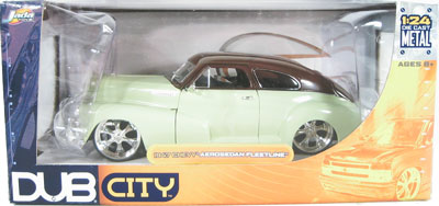 1947 Chevy Aerosedan Fleetline - Avacado (DUB City) 1/24