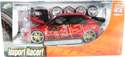 Mitsubishi Lancer EVO VIII - Red (Import Racer) 1/24