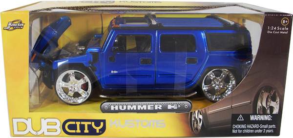 Hummer H2 - Blue (DUB City) 1/24