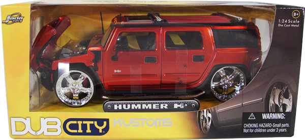 Hummer H2 - Red (DUB City) 1/24