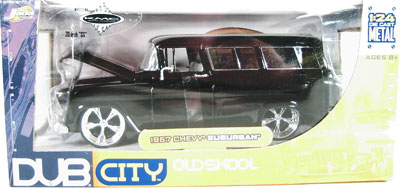 1957 Chevy Suburban Old Skool (DUB City) 1/24