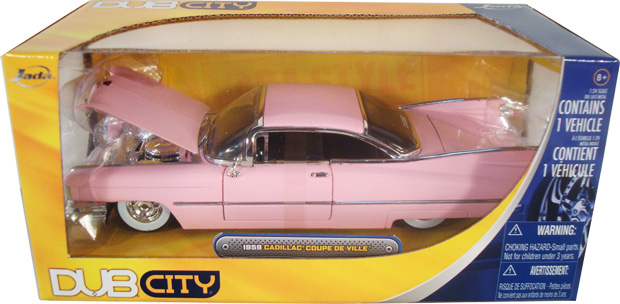 1959 Cadillac DeVille Hardtop - Pink (DUB City) 1/24