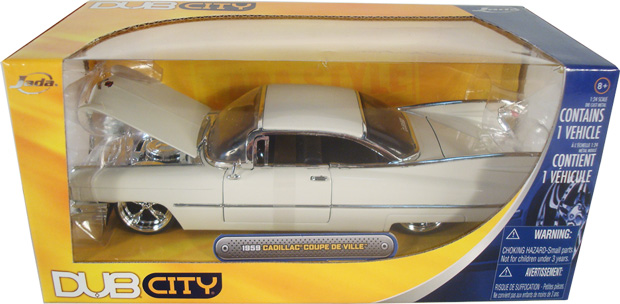 1959 Cadillac DeVille Hardtop - Milk White (DUB City) 1/24