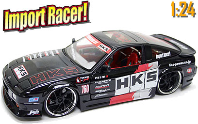 Nissan 240SX - Black (Import Racer) 1/24