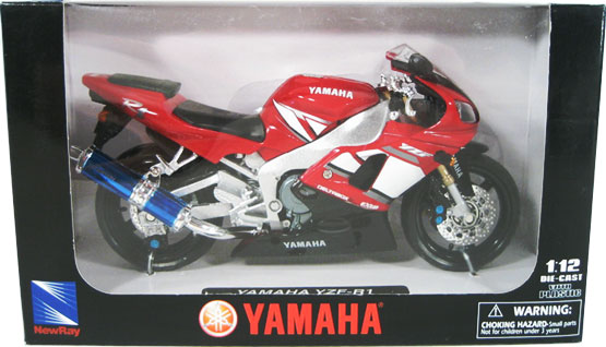 Yamaha YZF-R1 Motorcycle - Red (NewRay) 1/12