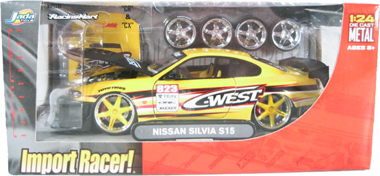 Nissan Silvia S15 - Yellow (Import Racer) 1/24