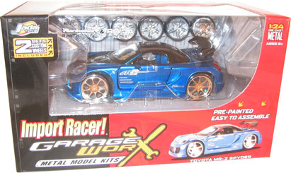 Toyota MR-2 Spyder - Garage Worx Metal Model Kit (Import Racer) 1/24