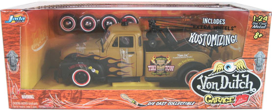 1953 Chevy Wrecker - Brown w/ Black (Von Dutch Garage) 1/24