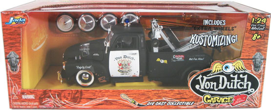 1953 Chevy Wrecker - Black (Von Dutch Garage) 1/24