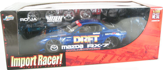 Mazda RX-7 - Blue 'DRFT' (Import Racer) 1/18