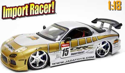 Mazda RX-7 - Silver (Import Racer) 1/18