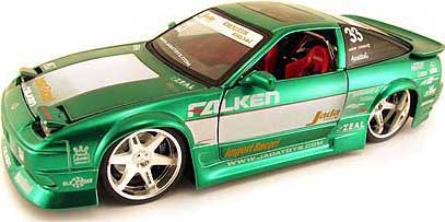 Nissan 240SX - Green (Import Racer) 1/18