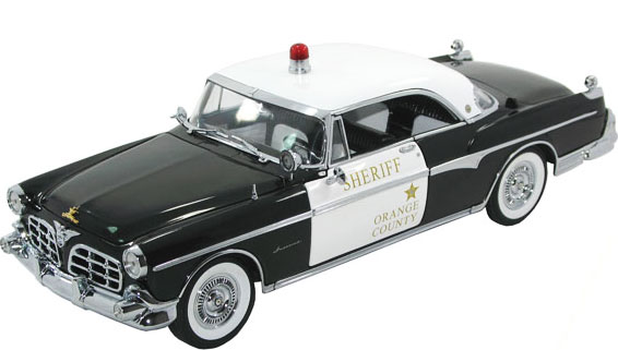 1955 Chrysler Imperial Police Car (Charlestown Collectibles) 1/18