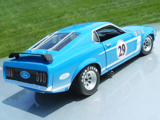 1969 Trans Am Mustang Boss 302 #29 (Welly) Diecast Cars