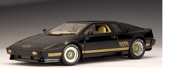 1976 Lotus Esprit Turbo - Black (AUTOart) 1/18