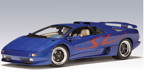 1996 Lamborghini Diablo SV - Blue (AUTOart) 1/18