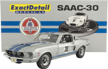 1967 Ford Mustang Shelby G.T. 350 - 30th Anniversary SAAC (Lane Exact Detail) 1/18