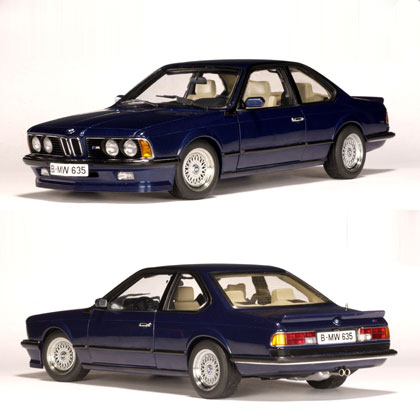 BMW M 635 CSi - Royal blue Metallic (AUTOart) 1/18