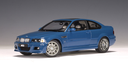 2001 BMW M3 E46 Coupe - Laguna Seca Blau (AUTOart) 1/18