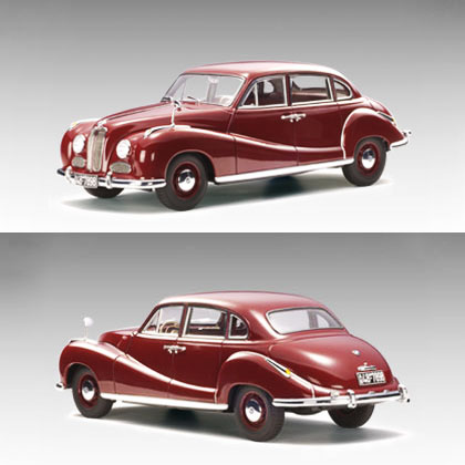 BMW 501 Limousine 6-Cylinder - Velour Red (AUTOart) 1/18